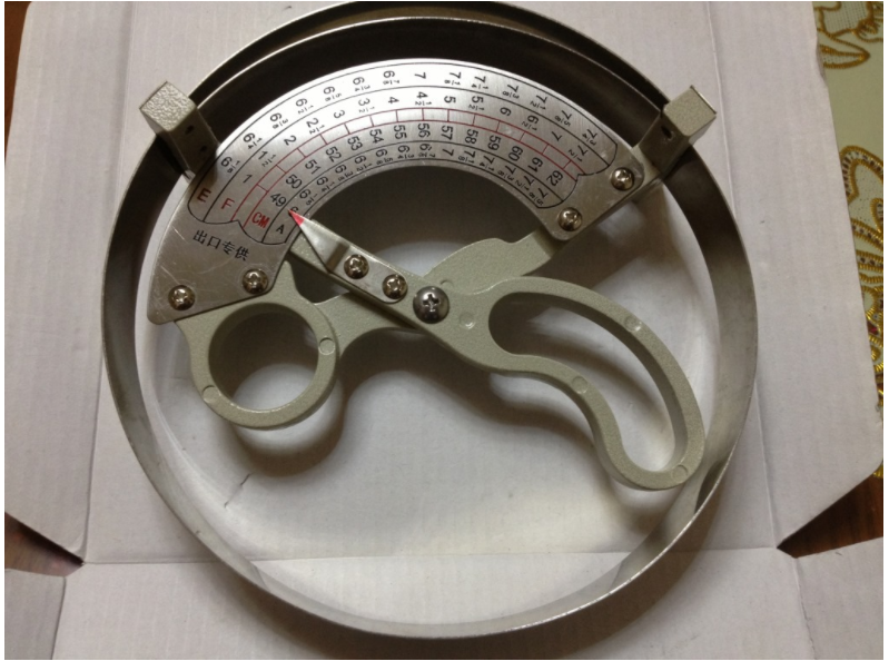Item hat measuring device \ large size measuring hat ruler \ children measuring hat ruler \ hat caliper \ measuring hat gauge